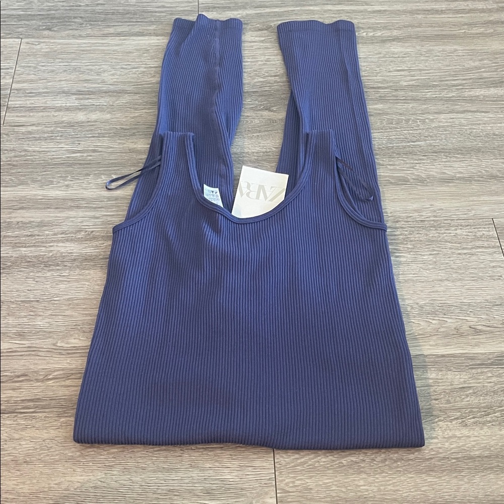 Zara ribbed jumpsuit